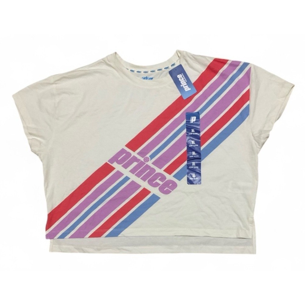 NEW Prince Pickleball Crop Tee Shirt Women's XL